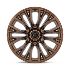 Fuel 1PC D850 Rebar 22x12 Inch Matte Bronze Wheel with 6x139.7 Bolt Pattern and -44 Offset
