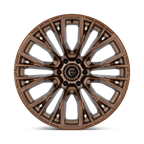 Fuel 1PC D850 Rebar 22x12 Inch Matte Bronze Wheel with 6x139.7 Bolt Pattern and -44 Offset