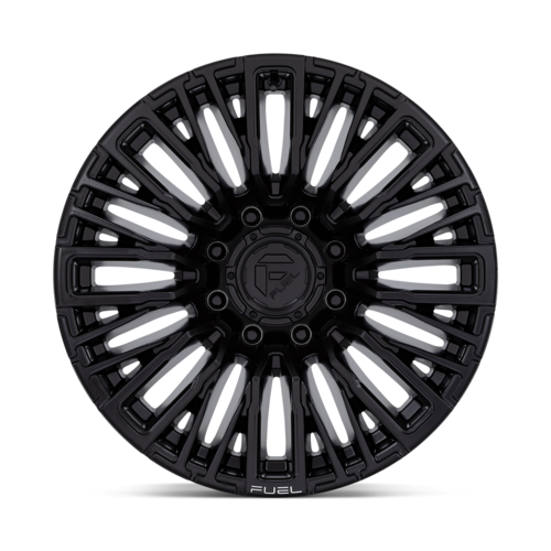 Fuel 1PC D847 REBAR 20x10 Inch Blackout Wheel with -18 Offset and 8x180 Bolt Pattern