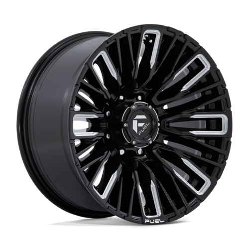 Fuel 1PC D849 Rebar 20x10 Inch Gloss Black Milled Off-Road Wheel with 8x165.1 Bolt Pattern and -18 Offset