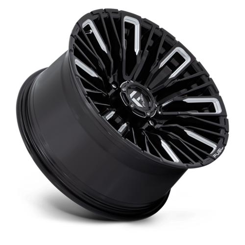 Fuel 1PC D849 REBAR 20x10 Inch Gloss Black Milled Wheel with -18 Offset and 8x170 Bolt Pattern