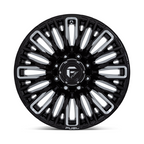 Fuel 1PC D849 REBAR 20x10 Inch Gloss Black Milled Wheel with -18 Offset and 8x170 Bolt Pattern