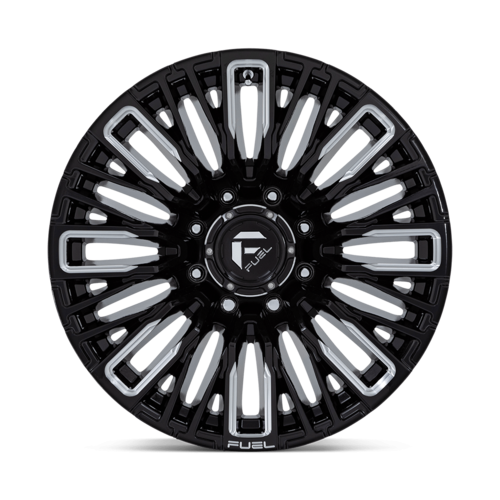 Fuel 1PC D849 Rebar 20x10 Inch Gloss Black Milled Off-Road Wheel with 8x165.1 Bolt Pattern and -18 Offset