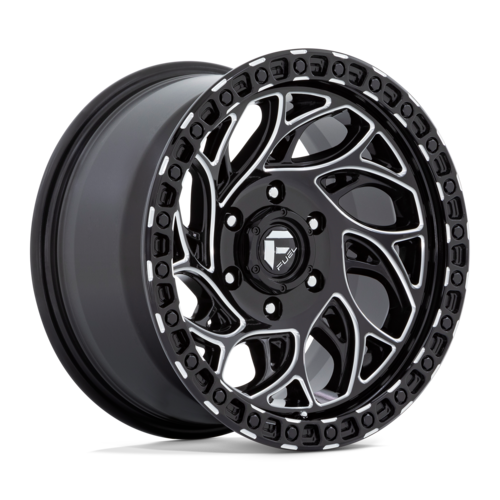 Fuel 1PC D840 Runner OR 15x8 Gloss Black Milled Wheel with 5x139.7 Bolt Pattern and -19 Offset