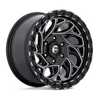 Fuel 1PC D840 Runner OR 15x10 Wheel with Gloss Black Milled Finish and -43 Offset