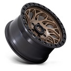 Fuel 1PC D841 Runner OR 15x8 Bronze with Black Ring Wheel - 6x139.7 Bolt Pattern, -19 Offset