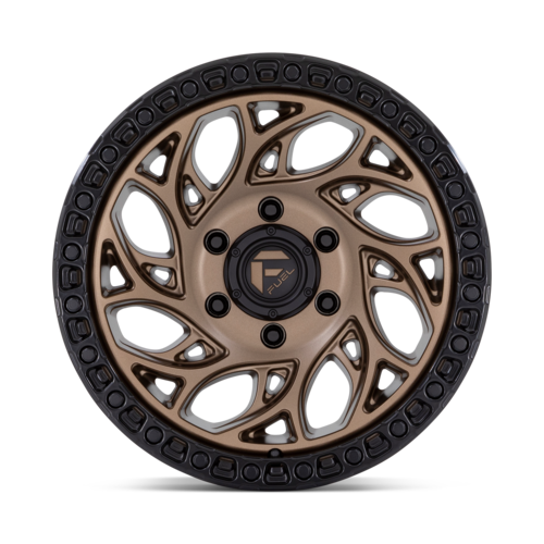 Fuel 1PC D841 Runner OR 15x8 Bronze with Black Ring Wheel - 6x139.7 Bolt Pattern, -19 Offset