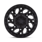 Fuel 1PC D852 Runner OR 17x9 Blackout Off-Road Wheel with 5x127 Bolt Pattern and 71.50mm Center Bore