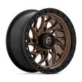 Fuel UTV D777 Runner UTV 15x7 Bronze with Black Ring Wheel