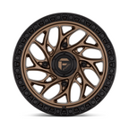 Fuel UTV D777 Runner UTV 15x7 Bronze with Black Ring Wheel