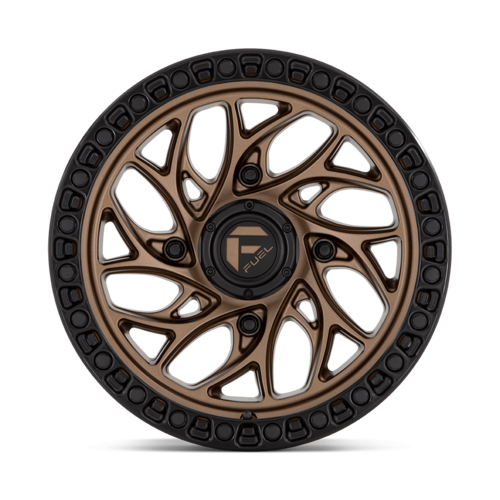 Fuel UTV D777 Runner 15x7 Bronze with Black Ring Wheel for 4x137 Bolt Pattern