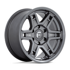 Fuel 1PC D838 Slayer 17x8.5 Matte Gunmetal Wheel with 6x139.7 Bolt Pattern and 106.10mm Center Bore