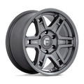 Fuel 1PC D838 Slayer 20x9 Matte Gunmetal Wheel with 6x139.7 Bolt Pattern and 106.10mm Center Bore
