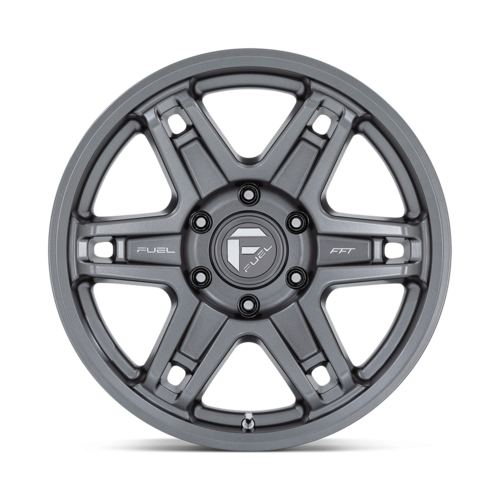 Fuel 1PC D838 Slayer 17x8.5 Matte Gunmetal Wheel with 6x139.7 Bolt Pattern and 106.10mm Center Bore