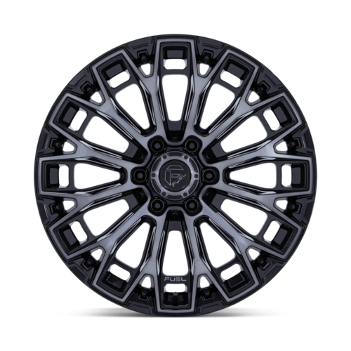 Fuel 1PC FC882 TRAX 17x9 Black Machined Face Off-Road Wheel