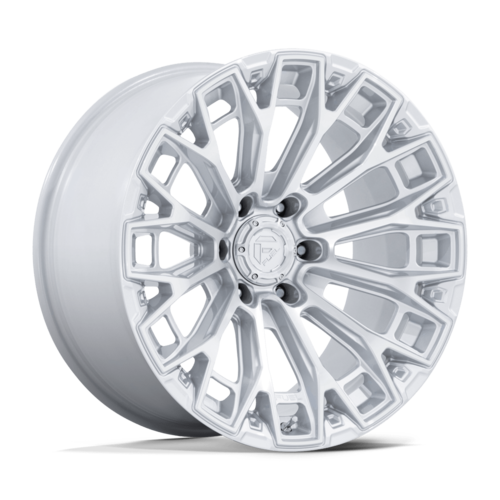 Fuel 1PC FC882 TRAX 20x10 Inch Silver Machined Face Off-Road Wheel with 6x135 Bolt Pattern and -18 Offset
