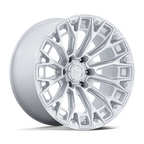Fuel 1PC FC882 TRAX 20x10 Inch Silver Machined Face Off-Road Wheel with 6x135 Bolt Pattern and -18 Offset