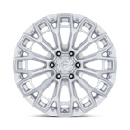 Fuel 1PC FC882 TRAX 20x10 Inch Silver Machined Face Off-Road Wheel with 6x135 Bolt Pattern and -18 Offset