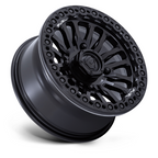 Fuel UTV FV125 RINCON Beadlock 15x7-inch Wheel with 4x137 Bolt Pattern and +10 Offset - Blackout Finish