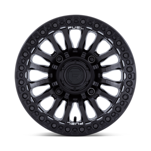 Fuel UTV FV125 RINCON Beadlock Wheel 15x7 - 4x110 Bolt Pattern, +10 Offset, Blackout Finish