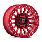 Fuel UTV FV125 RINCON Beadlock 15x7 Wheel with Candy Red Finish and 4x137 Bolt Pattern