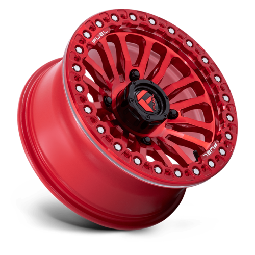 Fuel UTV FV125 RINCON 15x7 Candy Red Beadlock Wheel with 4x156 Bolt Pattern and +10 Offset