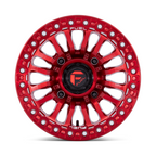 Fuel UTV FV125 RINCON Beadlock 15x7 Wheel with Candy Red Finish and 4x137 Bolt Pattern