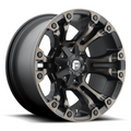 Fuel 1PC Vapor 17x9 Matte Black Double Dark Tint Wheel with -12 Offset and 5x114.3/5x127 Bolt Pattern