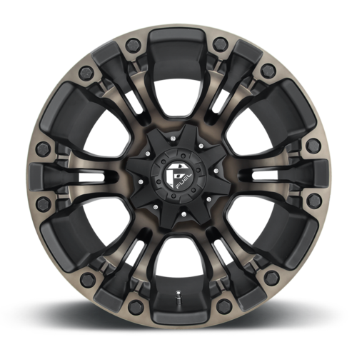 Fuel 1PC Vapor 20x9 Matte Black Double Dark Tint Wheel with 8x170 Bolt Pattern and +20 Offset