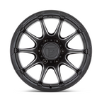 Fuel 1PC D791 VARIANT 17x9 Matte Black Wheel with 6x139.7 Bolt Pattern and 106.10mm Center Bore