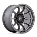 Fuel 1PC D793 Variant 17x9 Matte Gunmetal Wheel with 6x139.7 Bolt Pattern and -12mm Offset