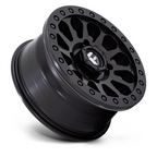 Fuel UTV D920 Vector Beadlock 15x7 Matte Black Wheel with 4x137 Bolt Pattern and +38 Offset