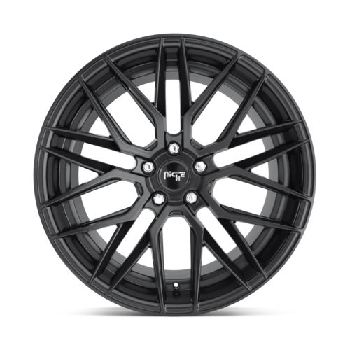 Niche 1PC M190 Gamma 19x8.5 Matte Black Wheel with 5x112 Bolt Pattern and 66.56mm Center Bore