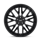 Niche 1PC M224 Gamma 20x9 Gloss Black Wheel with 5x112 Bolt Pattern and 38mm Offset