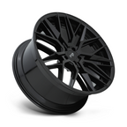 Niche 1PC M224 Gamma 22x10.5 Inch Gloss Black Wheel with 5x127 Bolt Pattern and +35 Offset