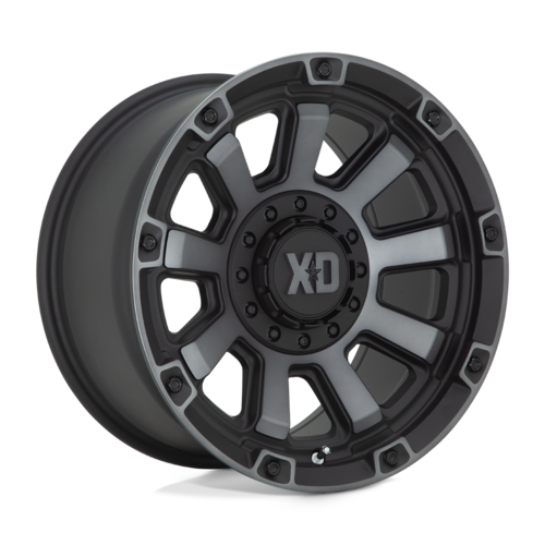 XD Gaulette XD852 20x9 Satin Black Wheel with Gray Tint and 6x135/6x139.7 Bolt Pattern