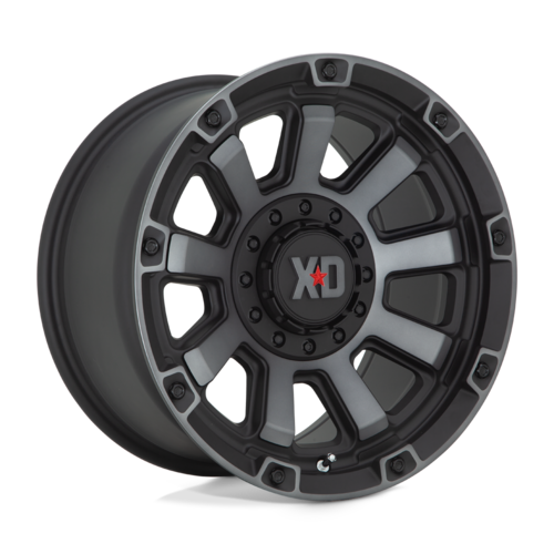 XD Gaulette XD852 20x9 Satin Black Wheel with Gray Tint and 6x135/6x139.7 Bolt Pattern