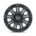 XD Gauntlet XD852 17x9 Satin Black Wheel with Gray Tint for 6x135/139.7 Bolt Pattern