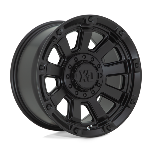 XD XD852 Gauntlet Satin Black 20x10 Wheel with -18mm Offset and 5x127/5x139.7 Bolt Pattern
