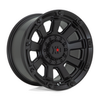 XD XD852 Gauntlet Satin Black 20x10 Wheel with -18mm Offset and 5x127/5x139.7 Bolt Pattern