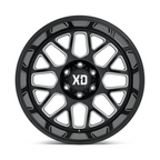 XD XD849 Grenade II 20x10 Inch Gloss Black Milled Wheel with -18mm Offset and 6x135 Bolt Pattern