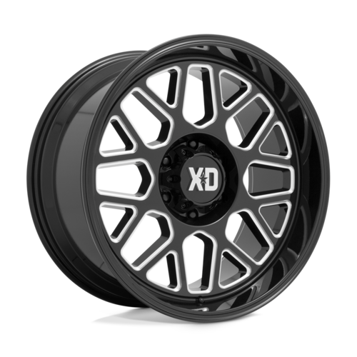 XD XD849 Grenade II 20x9 Gloss Black Milled Wheel with 6x135 Bolt Pattern