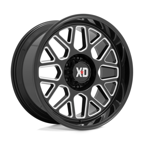 XD XD849 Grenade II 20x9 Gloss Black Milled Wheel with 6x135 Bolt Pattern