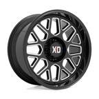 XD XD849 Grenade II 20x9 Gloss Black Milled Wheel with 6x135 Bolt Pattern