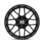 XD XD849 Grenade II 20x10 Inch Gloss Black Milled Off-Road Wheel