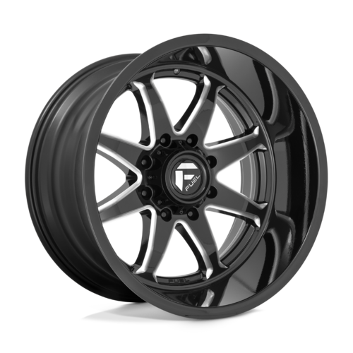 Fuel 1PC D749 Hammer 20x9 Inch Gloss Black Milled Wheel with 8x170 Bolt Pattern