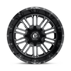 Fuel 1PC D620 Hardline 20x9 Gloss Black Milled Wheel with 6x135/6x139.7 Bolt Pattern and 20mm Offset