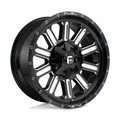 Fuel 1PC D620 HARDLINE 20x9 Inch Gloss Black Milled Wheel with 8x180 Bolt Pattern and 124.2mm Center Bore