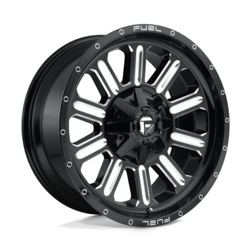 Fuel 1PC D620 Hardline 20x9 Gloss Black Milled Wheel with 8x165.1 Bolt Pattern and 125.10 Center Bore