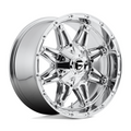 Fuel 1PC D530 Hostage 18x9 Chrome Plated Wheel with 6x120/139.7 Bolt Pattern and +19 Offset